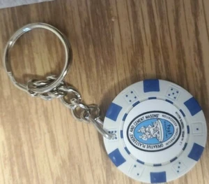 LLAVERO DE FICHAS DE PÓKER HECHO EN UNIÓN DE YESEROS Y ALBAÑILES DE CEMENTO TRABAJO PESADO - Imagen 1 de 1