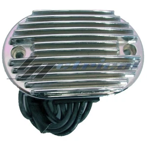 NEW CHROME VOLTAGE REGULATOR FITS HARLEY DAVIDSON 2001-06 TWIN CAM 88 SOFTAIL - Picture 1 of 2