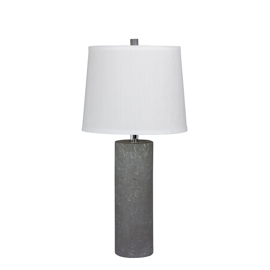 Lámpara de Mesa Fangio Lighting 26" Columna Contemporánea Cerámica, Gris - W-6228 Foto 1 de 1