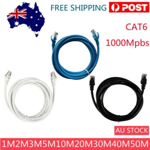 1m 2m 3m 5m 10m 20m Ethernet Network Lan cable CAT6 1000mbp RJ45 - Picture 1 of 9
