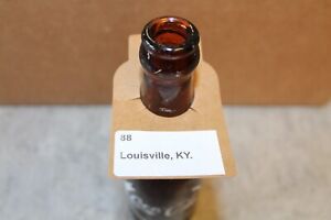 Coca-Cola Straight Sided Amber LOUISVILLE KY