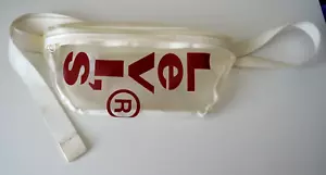 LEVI’S RIÑONERA TRANSPARENTE AJUSTABLE CINTURÓN BOLSO BANDOLERA LOGOTIPO ROJO - Imagen 1 de 7
