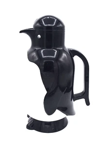 Penguin Thermos Metrokane Vintage Thermal Carafe Pitcher 80s Bar Hot Cold Quart - Bild 1 von 3