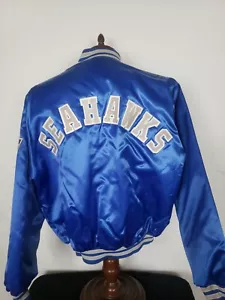 🚨🔥Vintage Chalk Line XL Seattle Seahawks Starter Style Spellout Jacket EUC! - Picture 1 of 12