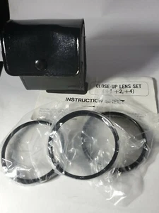  [EXC] Vivitar Close-up Camera Lens Set, 52mm w/Case +1 +2 +4 Diopter Macro 7 - Picture 1 of 2