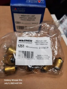 Multi Purpose Light Bulb Wagner Lighting 1251 *Box Of 10 Bulbs* - Picture 1 of 2