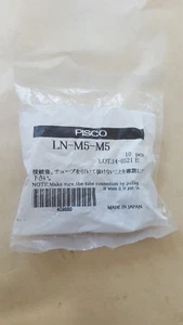 PISCO LN-M5-M5 FITTING (10PK) ((IN8S2B1) - Imagen 1 de 1