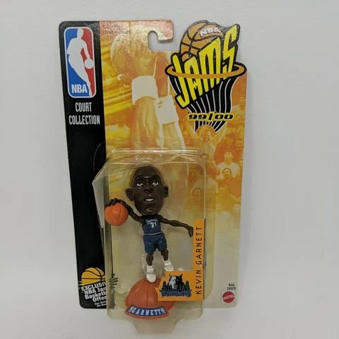 Vintage KEVIN GARNETT 98/99 Mattel NBA Jams Court Collection Minn. Timberwolves Cover