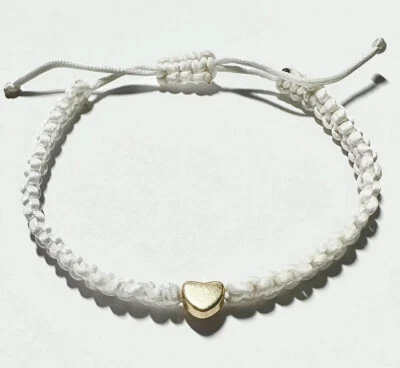 Bracelet String Bracelet Heart Couple Adjustable Valentines Braided Bracelet - Изображение 1 из 2