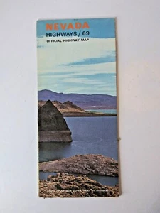 MAP Nevada Highways 1969 Vintage Official Department of Highways - Picture 1 of 3