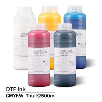  DTF Ink for PET Film Heat Epson A3 A4 L805 L1800 R1390 T-shirt Printer - Image 1 of 4