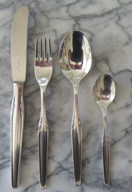 WMF Silver .800 Cutlery - ZURICH Pattern - 5 Piece Place Set / Setting