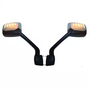 Fortpro Hood Mirror w/ Led Turn Light Replacement for Kenworth T680/880, Peterbi - Picture 1 of 5