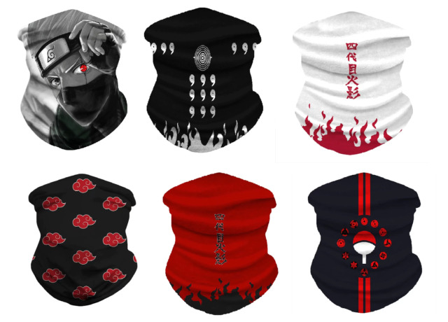 Akatsuki anel bandana 2 pçs/set anime cosplay acessórios akatsuki