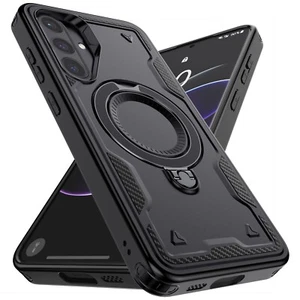 For Samsung Galaxy A56 5G Shockproof Hybrid Hard Case Phone Ring Kickstand Cover - Picture 1 of 23