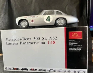 CMC 1:18 M-023 MERCEDES-BENZ 300 SL (1952) CARRERA PANAMERICANA BOXED - Picture 1 of 12