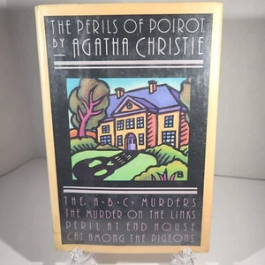 The Perils of Poirot by Agatha Christie Mystery Guild Series HC Ex-Lib BCE [224] - Imagen 1 de 11