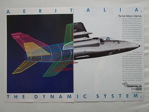 1/1990 PUB AERITALIA EMBRAER AERMACCHI AMX ATTACK AIRCRAFT ORIGINAL AD - Picture 1 of 1