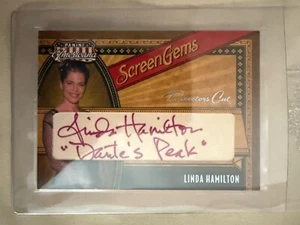 2011 Panini Americana Screen Gems Signature Auto /20 Linda Hamilton Dante's Peak - Bild 1 von 2