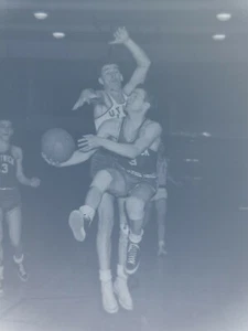 Hartwick v. Utica 1949 Collage Basketball Original Old Photo Negative H14 - Picture 1 of 4