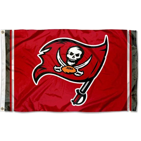 Tampa Bay Pro Football Team Flag 3 x 5 Tailgate Flag Mancave Football Banner Cover