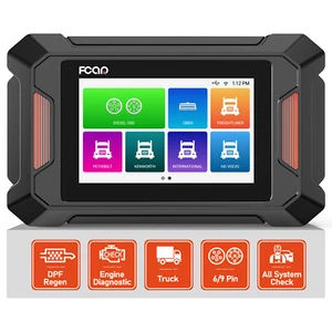 Fcar Diesel Heavy Duty Truck Diagnostic Scanner All System DPF Regen OIL Reset - Imagen 1 de 19