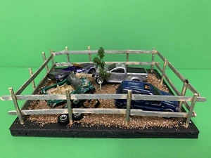 "Von Grund auf neu gebaut Kunstdiorama im Maßstab 1/64 - ""Einsamer Baum Grabhof""" - Bild 1 von 9
