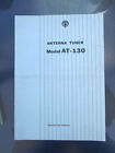 Kenwood Antenna Tuner Model At 200 Receiver Operations Instruction Manual