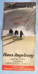 1940 Haus Ingeburg Oberjoch Alemania Folleto de Viaje Adolf Hitler Pass - Imagen 1 de 4