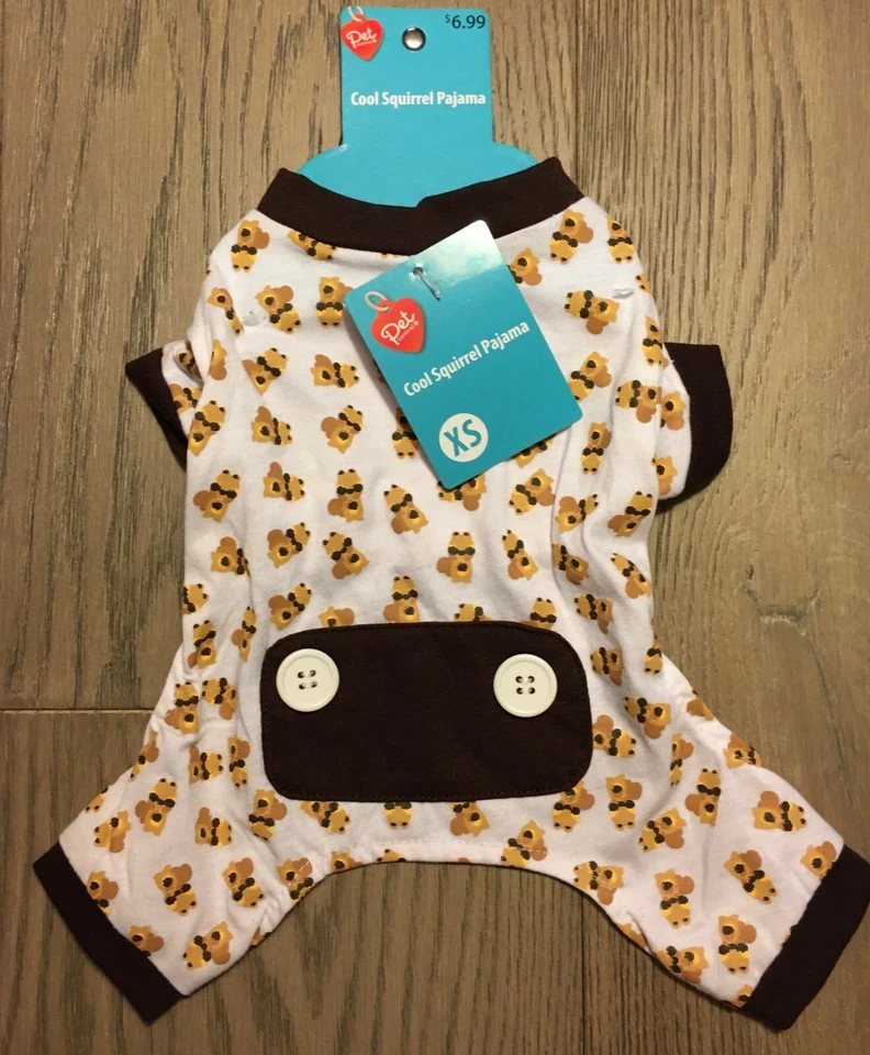 Pet Central Pet 运动衫,PAJAMAS,外套 XS 8 码全新带标签 — 第 1/1 张图片