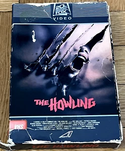 The Howling VHS 1980 ***Drawer BOX/SLIP ONLY - NO TAPE*** Ultra Rare **READ** - Picture 1 of 4