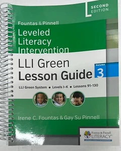 Fountas & Pinnell Leveled Literacy Intervention Green LLI Lesson Guide 3 - Imagen 1 de 1