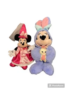 Authentic Disney Minnie Mouse Plush/Teddy Bundle X 2 - Picture 1 of 6
