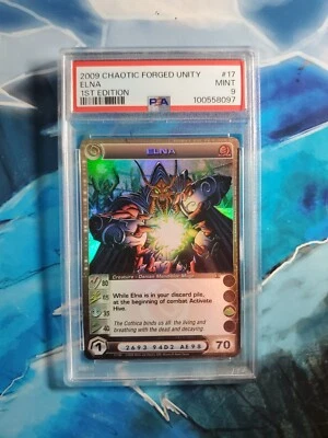 PSA 9 Elna 2 MAX PE 70e. Forged Unity Super Rare Chaotic TCGvCard Mint. - Image 1 of 4
