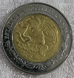 2007 Mexico 2 Pesos Coin KM# 604 *D174 - Picture 1 of 3