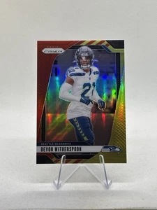 2024 Panini Prizm Devon Witherspoon #263 Red & Yellow Prizm /44 Seattle Seahawks - Bild 1 von 2