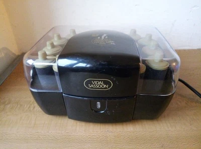 Original Vidal Sassoon beheizbare Haarroller / Lockenwickler 1990er VS-355 ES-355MT 300W - Bild 1 von 4