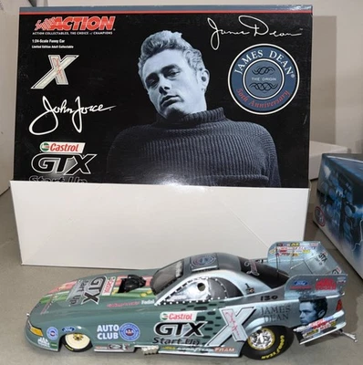 JOHN FORCE 嘉实多 GTX 启动 James Dean 50th 2005 NHRA 野马滑稽汽车 1:24 — 第 1/4 张图片