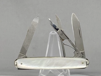 Cuchillo de caballero Case XX 8364S 1971 madreperla con tijeras Foto 1 de 4