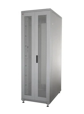 Netzwerkschrank 19" Serverschrank 42 HE BxT 600x800 mm Unmontiert Rack Grau - Bild 1 von 4