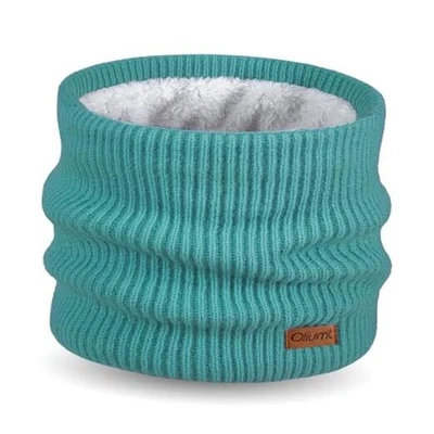 Calentador de cuello para niños Invierno Cuello Polainas Tejido Infinito Bufanda para niños Niñas Azul Foto 1 de 4