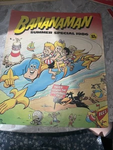 Bananaman Summer Special 1986 Large Size Vintage 80er Comic Nostalgie - Bild 1 von 4