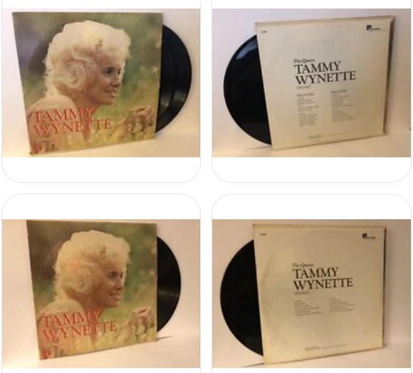3x Records - The Queen Tammy Wynette Vol 1 & 2 - VG+ 12in LP Vinyl Albums Foto 1 de 4