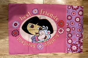 Dora the Explorer one Kissenbezug Standardgröße rosa Stiefel Best Friends - Bild 1 von 6