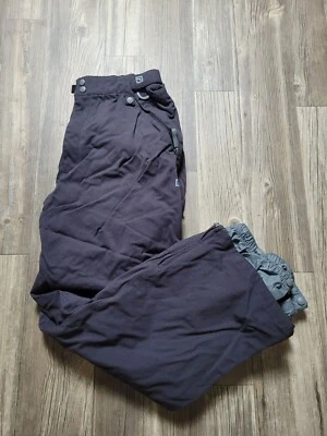 Pantalones de Snowboard Ride para Hombres Grandes Negros Exterior Invierno Forrados para Esquí Impermeables Sólidos Foto 1 de 4