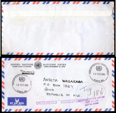 NACIONES UNIDAS LIBANO MILITAR INTERINO CONTINGENTE FIJIANO RLO SUVA SEDE DE LA FPNUL Foto 1 de 3