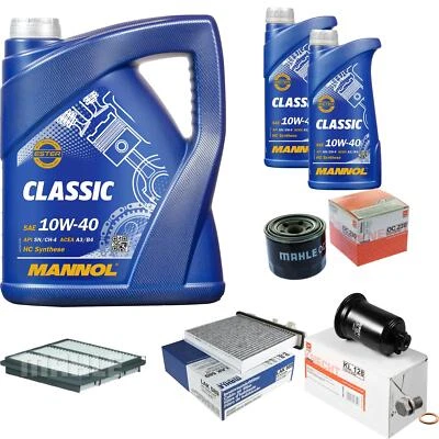 MAHLE Inspección Set 7 L MANNOL Classic 10W-40 Para Mitsubishi Pajero II 3.0 - Imagen 1 de 4