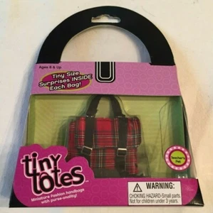 Tiny Totes Miniature Fashion Handbags With Purse-onality By Basic Fun Inc 2002 - Picture 1 of 4