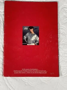 Vintage 1983 Saks Fifth Avenue Catalogue Holiday Cruise Folio - Imagen 1 de 8