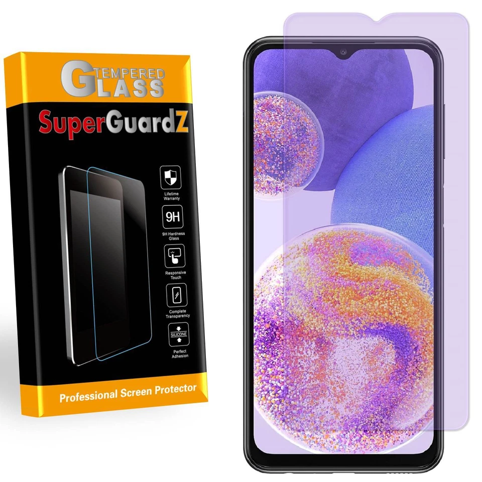 Protector Pantalla Cristal Templado Anti Luz Azul para Samsung Galaxy A23 5G (2023) Foto 1 de 4
